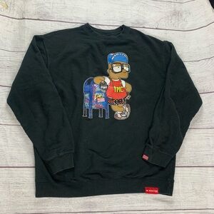 The Marathon Clothing X Bart Simpson 2XL RARE Nipsey Hussle Sweatshirt